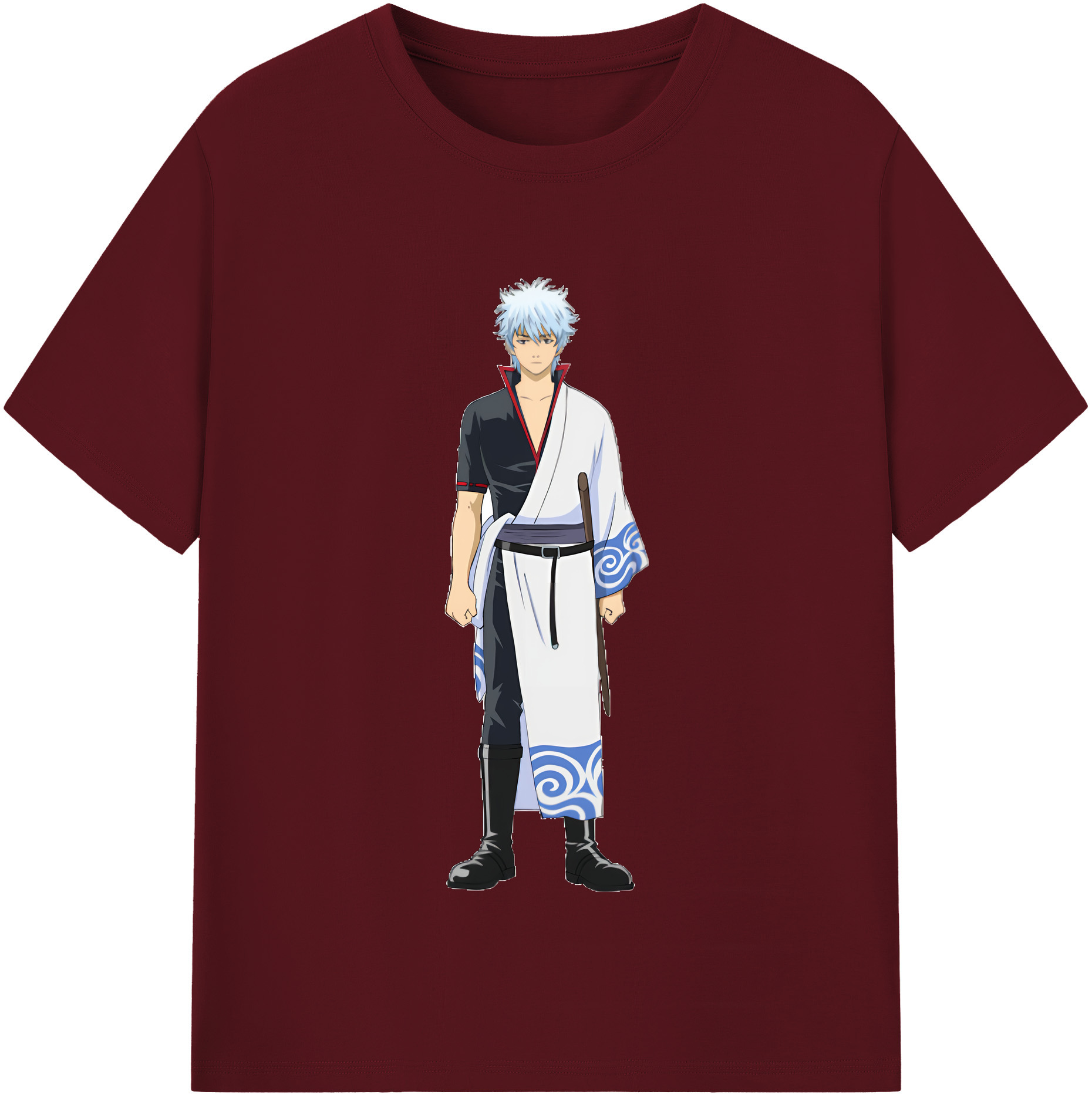 （画像用） ぎんたま 坂田銀時（さかたぎんとき） 神楽 志村新八（しむら しんぱち） GINTAMA Sakata Gintoki Kagura Shimura Shinpachi 綿100％半袖Tシャツ（フロントプリント）